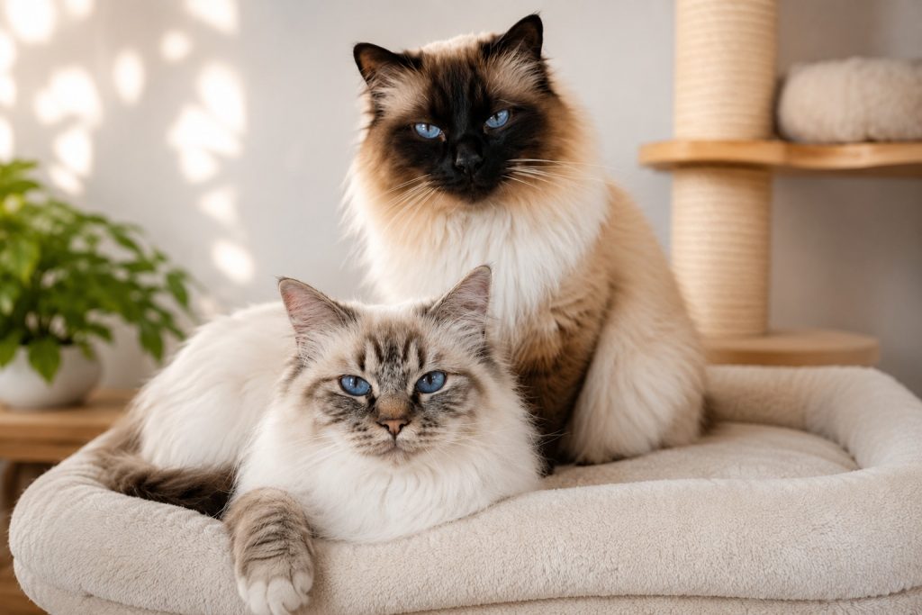 Papa et Maman Sultan Winnie Sacré de birmanie
